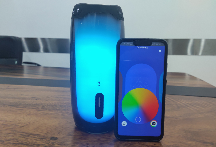 Đổi màu đèn LED thông qua ứng dụng JBL Connect