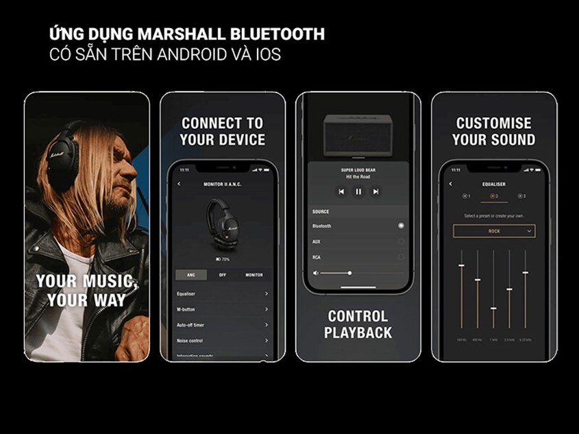 Ứng dụng Marshall Bluetooth