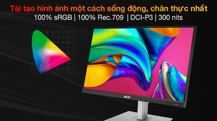 Màn hình có độ sáng lên đến 300 nits