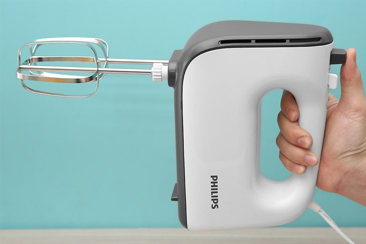 Máy đánh trứng Philips làm bằng chất liệu nhựa ABS mang lại độ bền chắc, dễ vệ sinh