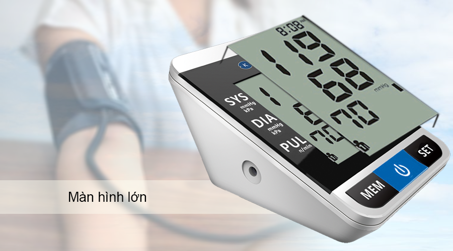 máy đo huyết áp kachi có màn hình hiển thị lớn