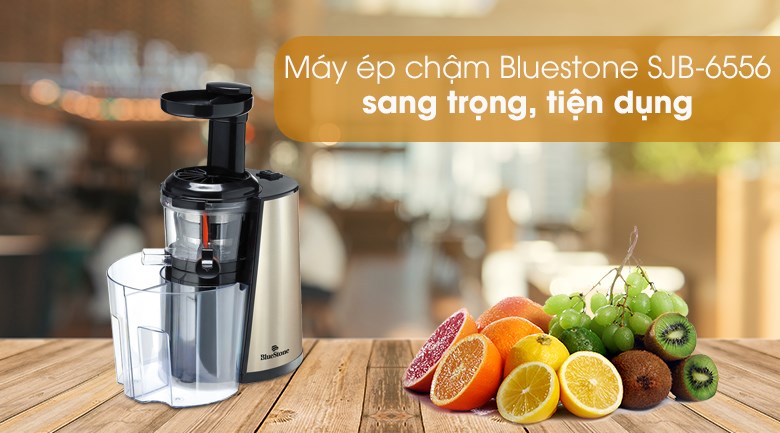 Máy ép chậm Bluestone SJB-6556 với thiết kế sang trọng, tiện dụng