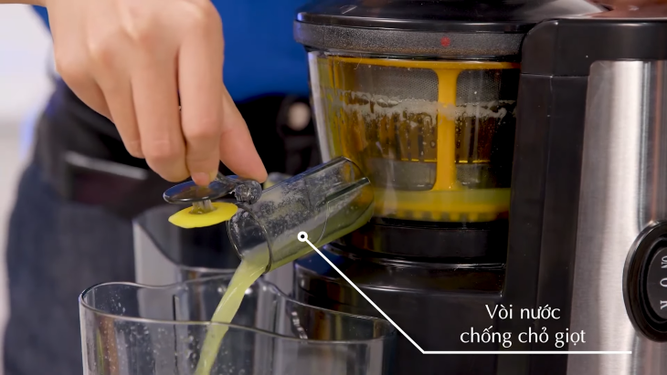 Vòi rót nước ép có nắp đậy chống nhỏ giọt