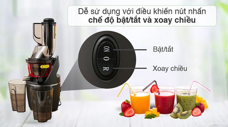 Máy dễ sử dụng với điều khiển nút nhấn