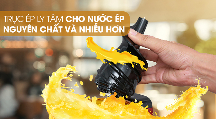 Công nghệ ép chậm sử dụng trục vít giảm ma sát