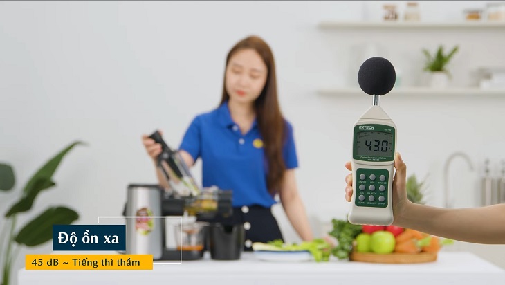 Máy hoạt động êm, không gây tiếng ồn lớn