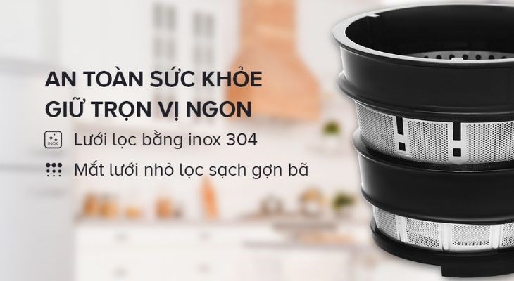 Thân máy được phủ bên ngoài lớp inox sáng bóng, mang lại cảm giác chắc chắn