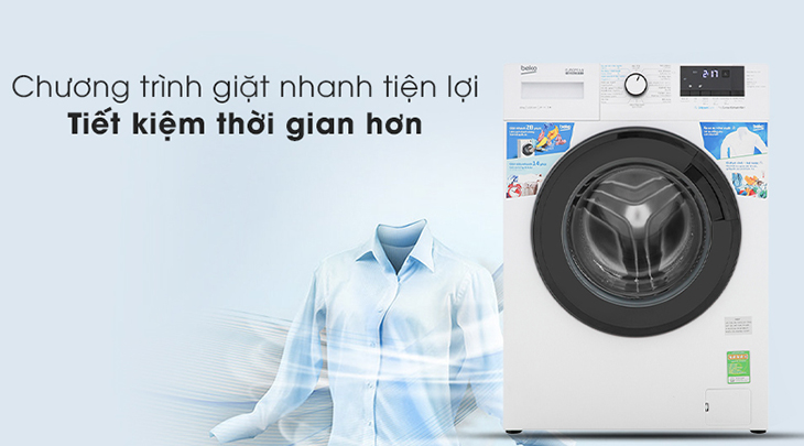 Máy giặt Beko trang bị đa dạng chế độ giặt giũ