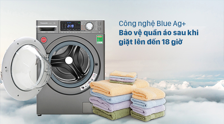 Blue Ag+ bảo vệ quần áo sau khi giặt lên đến 18 giờ