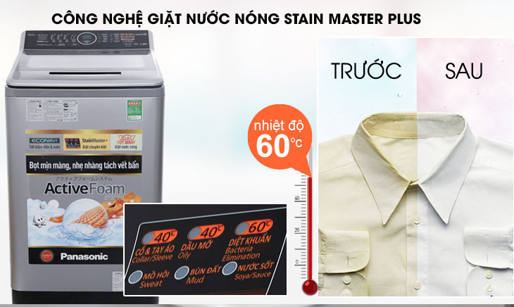 Giặt nước nóng StainMaster+