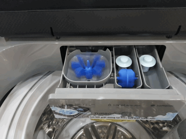hộp đánh tan bột giặt Turbo Mixer