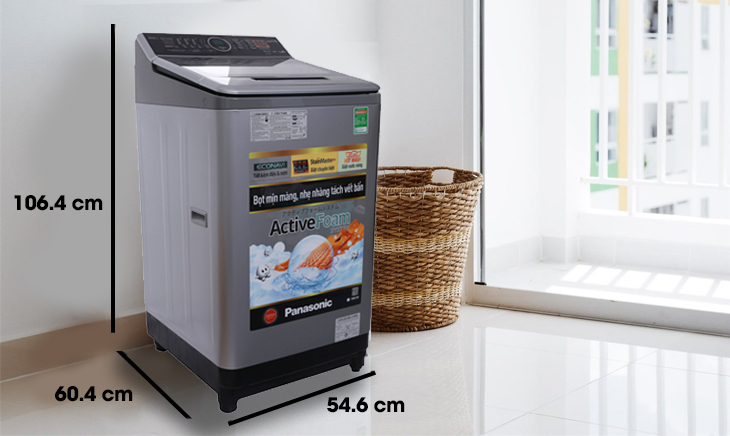 kích thước máy giặt