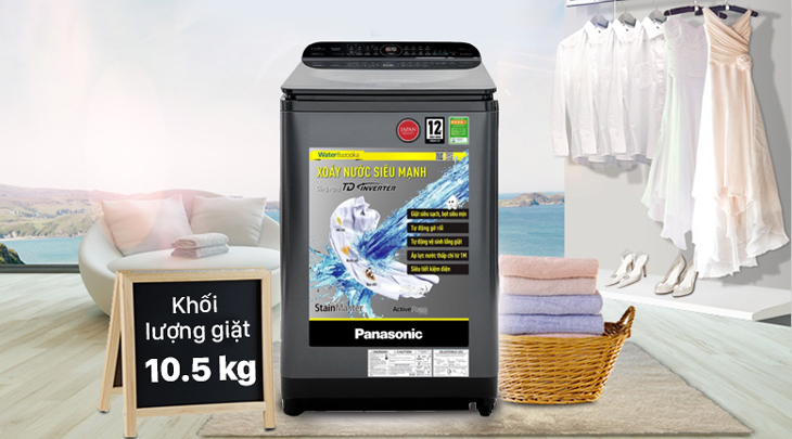 Khối lượng giặt 10.5 kg