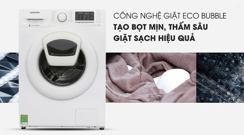 Digtal Inverter - Máy giặt Samsung Inverter 9 kg WW90K52E0WW/SV