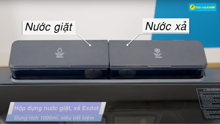 Hai hộp đựng chất giặt xả lạ mắt
