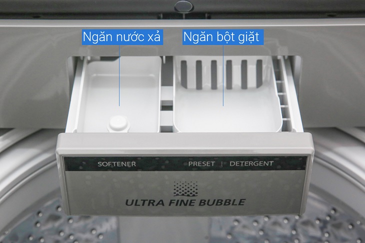 Ngăn nước xả, bột giặt