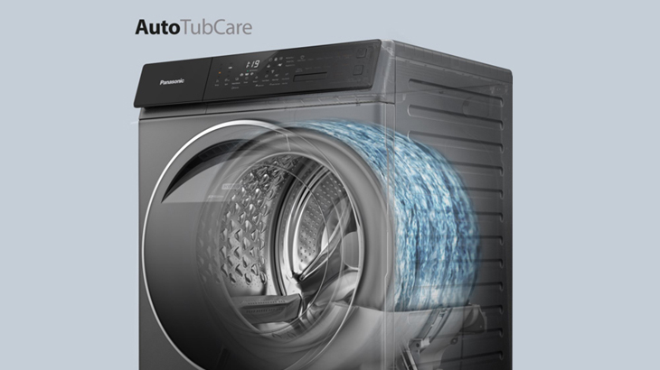 Đánh giá chi tiết máy giặt cửa trước Panasonic dòng FR mới có sấy tiện ích 2kg - Làm sạch lồng giặt tự động