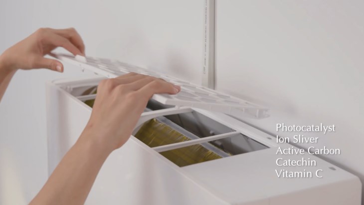 Màng lọc bụi thô dễ dàng tháo lắp, vệ sinh