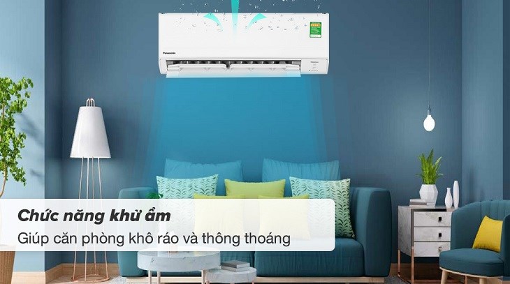 Chức năng khử ẩm giúp căn phông khô thoáng