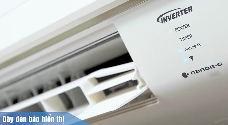 Máy lạnh Panasonic Inverter CU/CS-WPU-WKH-8M - Đèn báo hiển thị