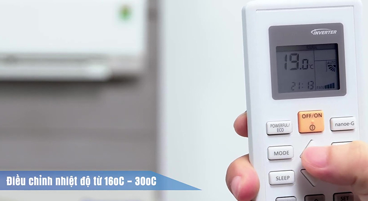 Máy lạnh Panasonic Inverter CU/CS-WPU-WKH-8M - Điều chỉnh nhiệt độ