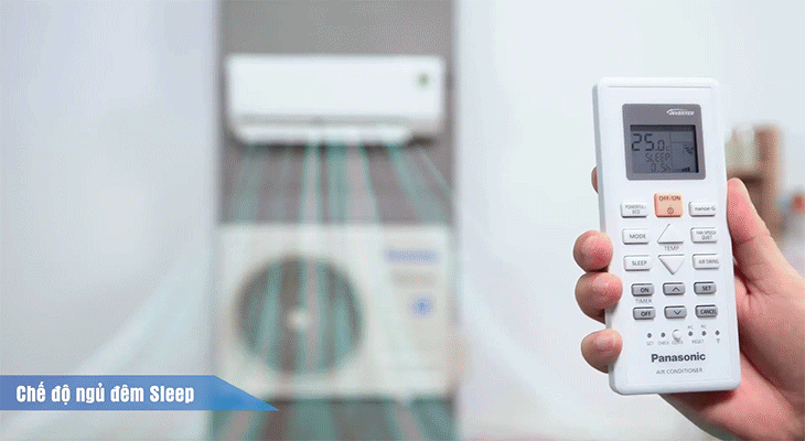 Máy lạnh Panasonic Inverter CU/CS-WPU-WKH-8M - Sleep Mode