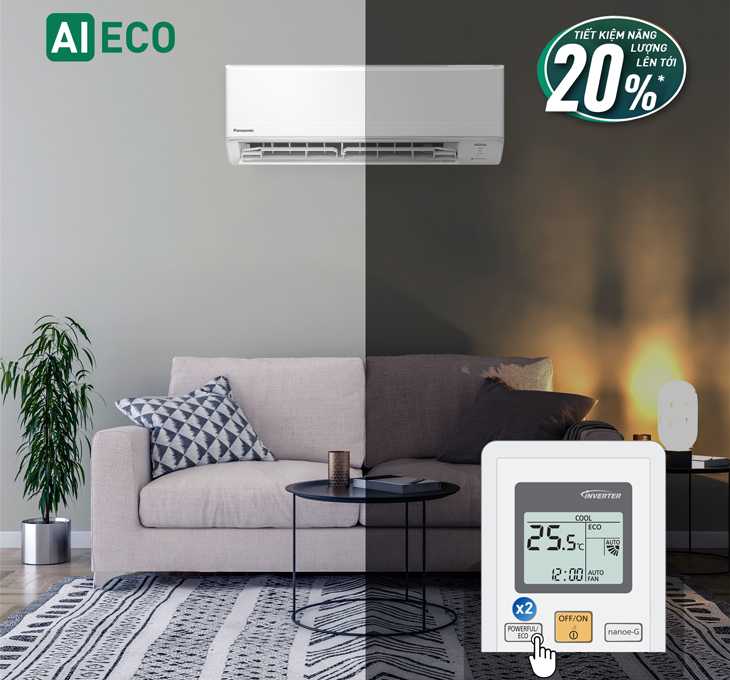 Đánh giá dòng máy lạnh Panasonic tiêu chuẩn với wifi WPU năm 2023 - Cân bằng thông minh giữa tiết kiệm năng lượng và sự thoải mái ECO tích hợp AI