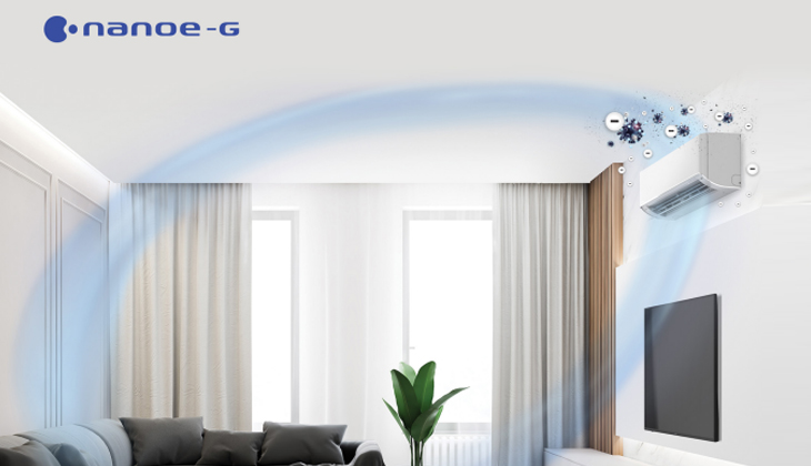 Đánh giá dòng máy lạnh Panasonic tiêu chuẩn với wifi WPU năm 2023 - Nanoe-G hiệu quả loại bỏ 99% các hạt bụi