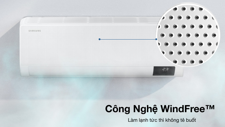 Công Nghệ WindFree™ làm lạnh tức thì không tê buốt
