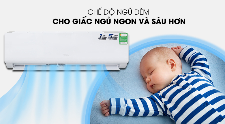 Máy lạnh TCL 1 HP TAC-N09CS/KC41 Mẫu 2019 - Chế độ làm lạnh nhanh Turbo