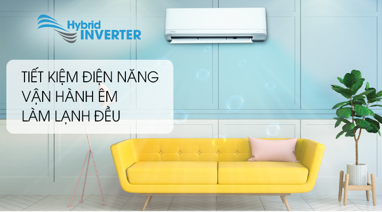 Máy lạnh Toshiba Inverter 1 HP RAS-H10J2KCVRG-V - DC Hybrid Inverter