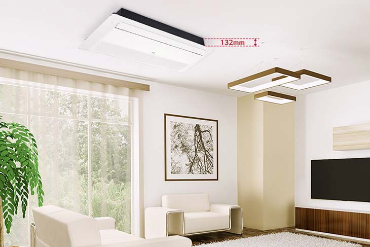 Dàn lạnh được LG thiết kế thanh mảnh, nhỏ gọn