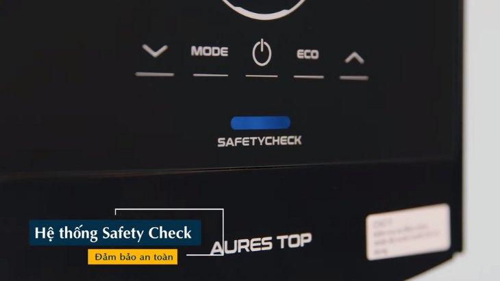Đèn Safety Check sáng báo hiệu máy an toàn để sử dụng