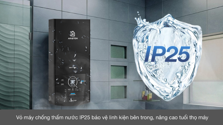 Tiêu chuẩn IP25 giúp bảo vệ linh kiện điện tử bên trong khỏi tia nước và bụi
