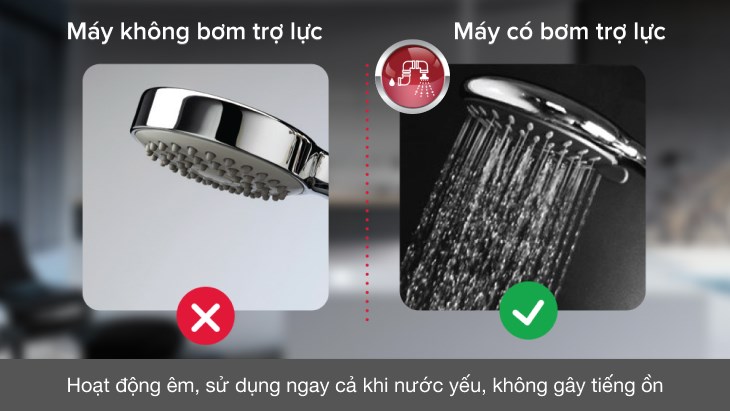 Bơm trợ lực vận hành êm ái