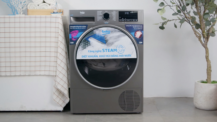Tổng quan thiết kế máy sấy bơm nhiệt Beko 9 kg B3T4329M