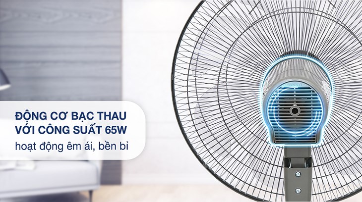 Mẫu quạt này của Senko có công suất hoạt động đạt 65W, hỗ trợ làm mát nhanh chóng