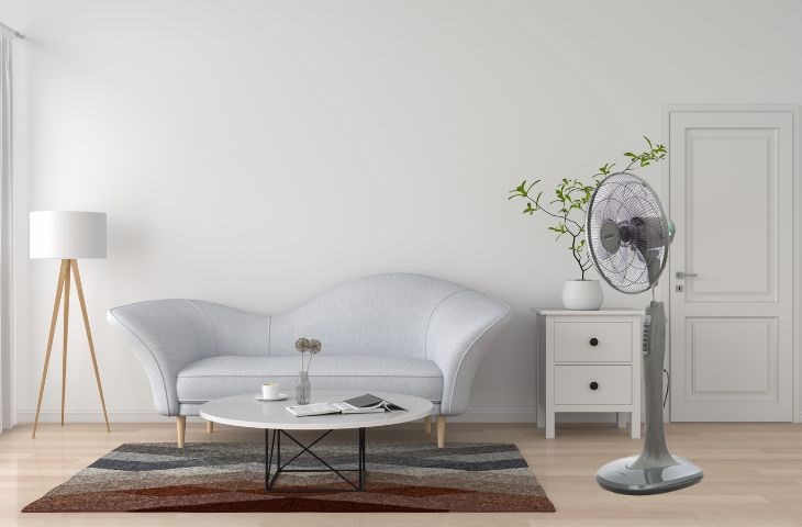 Quạt đứng Senko DR1608 có thiết kế chắc chắn và kiểu dáng đứng thanh lịch, gọn gàng