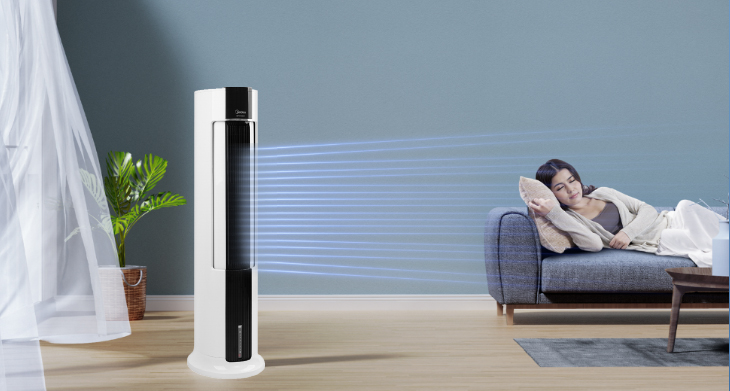 Độ ồn thấp, hoạt động yên tĩnh - Quạt điều hòa Midea AC120-18AR