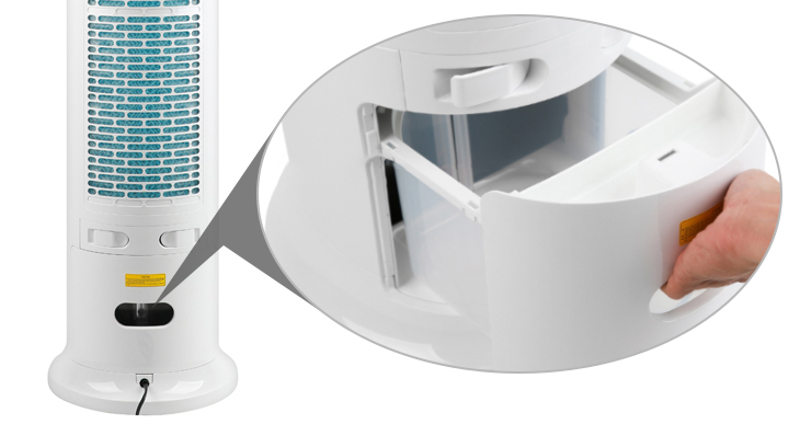 Hộp chứa nước có dung tích khoảng 6.5 lít - Quạt điều hòa Midea AC120-18AR