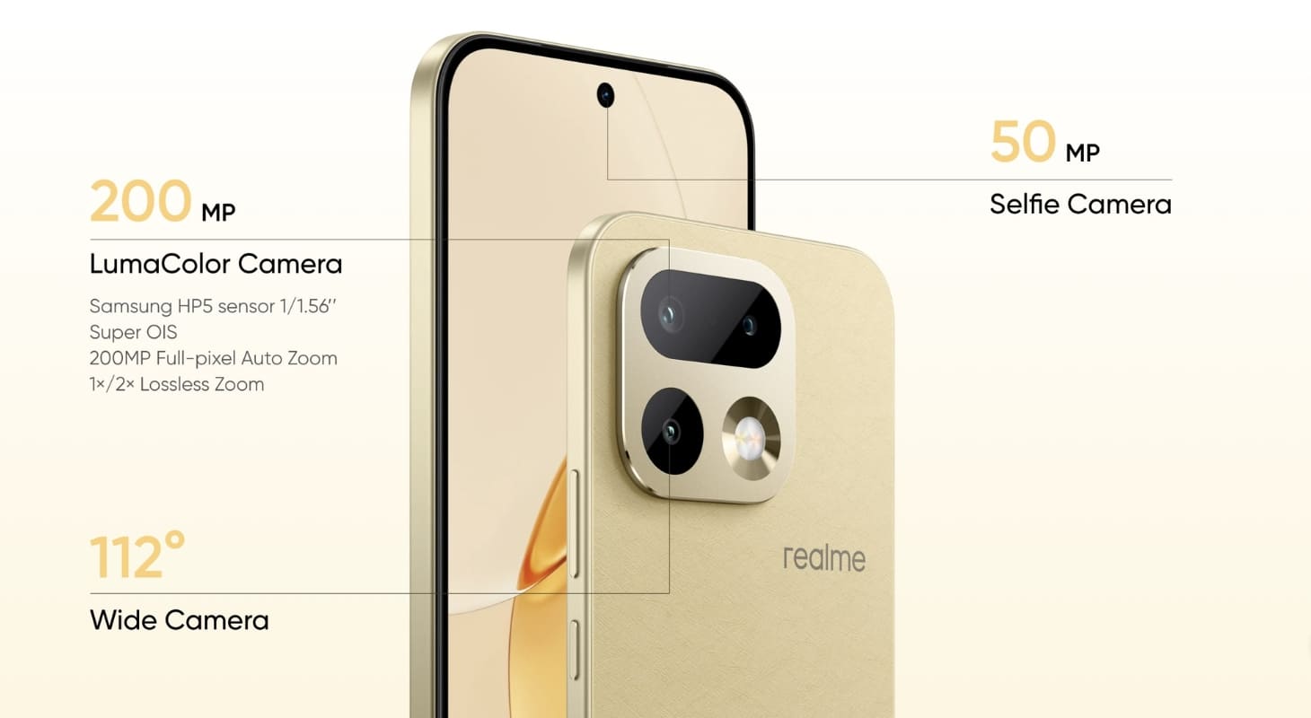 Thông số camera của realme 16 Pro