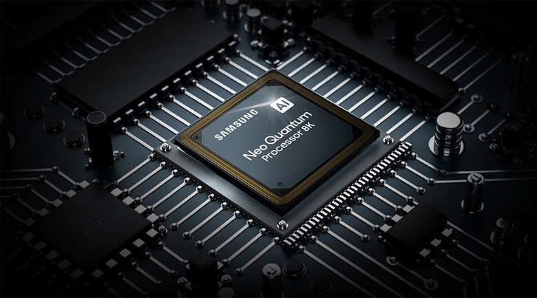 Chip Neo Quantum 8K cùng với 16 mạng mô phổng thần kinh nhân tạo