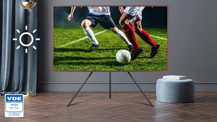 Đánh giá tổng quan dòng tivi Samsung The Frame 2022 - Chế độ bảo vệ mắt