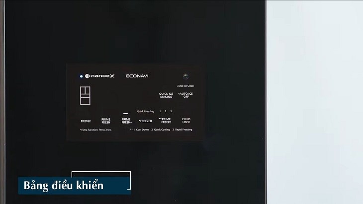 Bảng điều khiển cảm ứng với màn hình LED hiển thị rõ nét