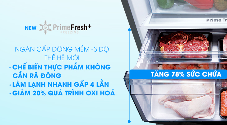 Ngăn PrimeFresh+ 78%