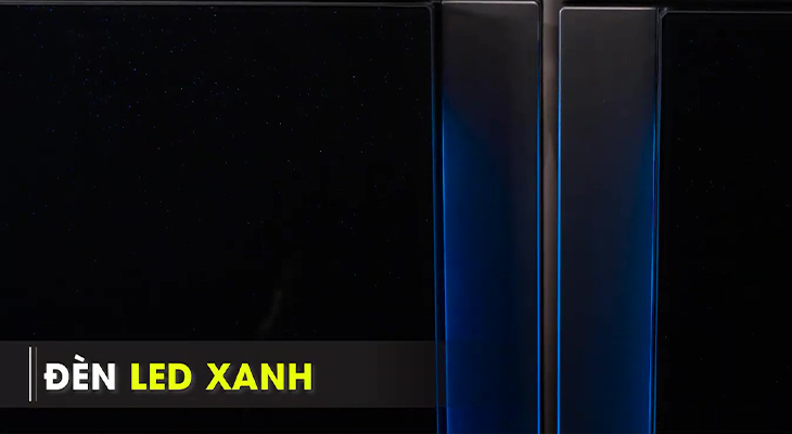 Đèn LED xanh cảm ứng của Tủ lạnh Panasonic Inverter 550 lít NR-DZ600GXVN