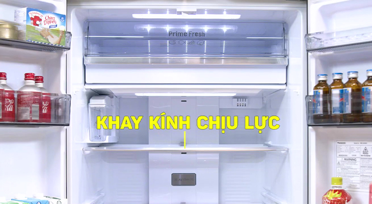 Khay kính chịu lực của tủ lạnh Panasonic Inverter 550 lít NR-DZ600GXVN