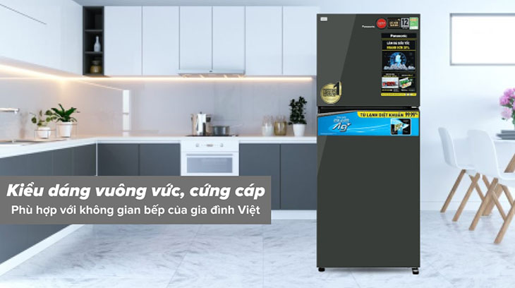 Đánh giá chi tiết dòng tủ lạnh Panasonic Inverter TL351-381VG - Thiết kế