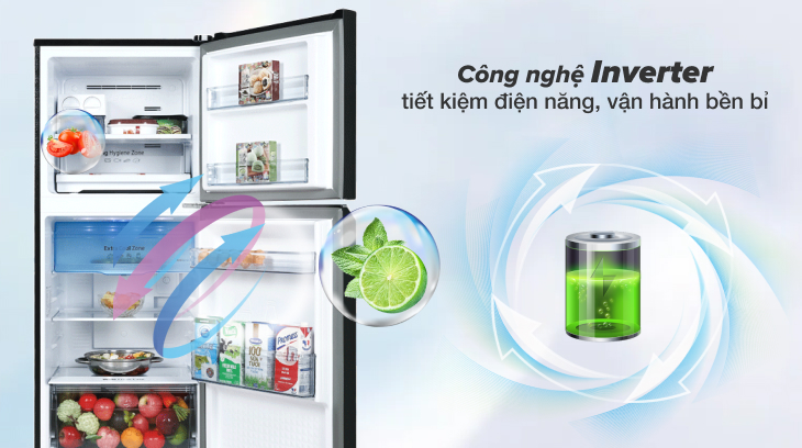 Vận hành bền bỉ, tiết kiệm điện năng với công nghệ Inverter
