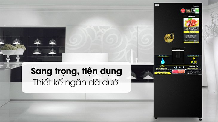 Thiết kế ngăn đá dưới hiện đại